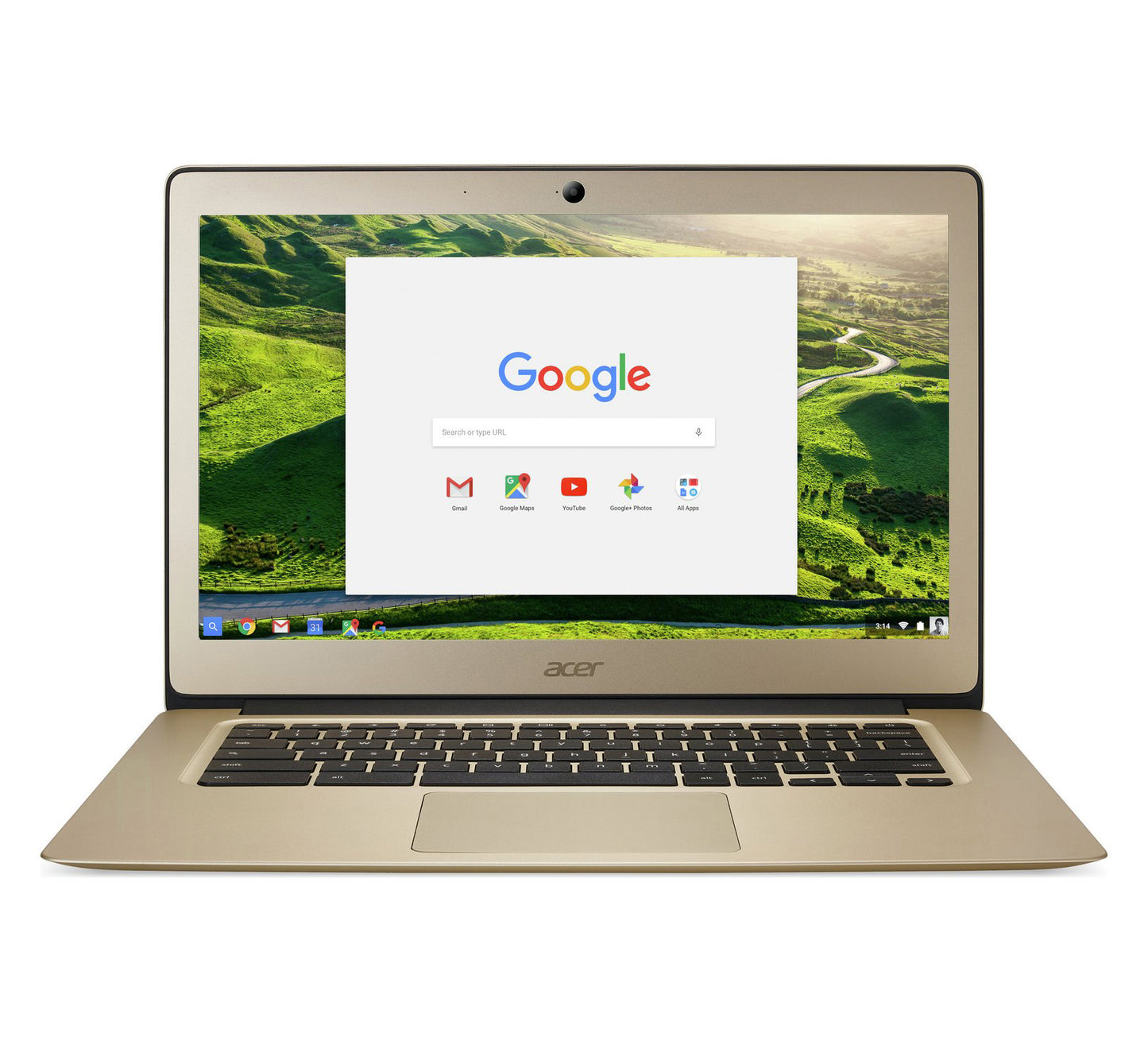 Acer Chromebook 14 Inch Celeron 2GB 32GB Laptop - Gold