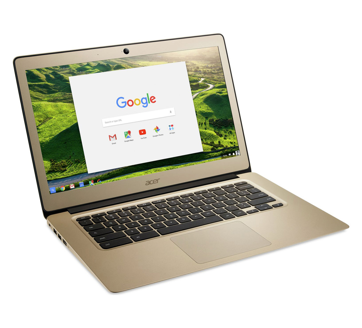 Acer Chromebook 14 Inch Celeron 2GB 32GB Laptop - Gold