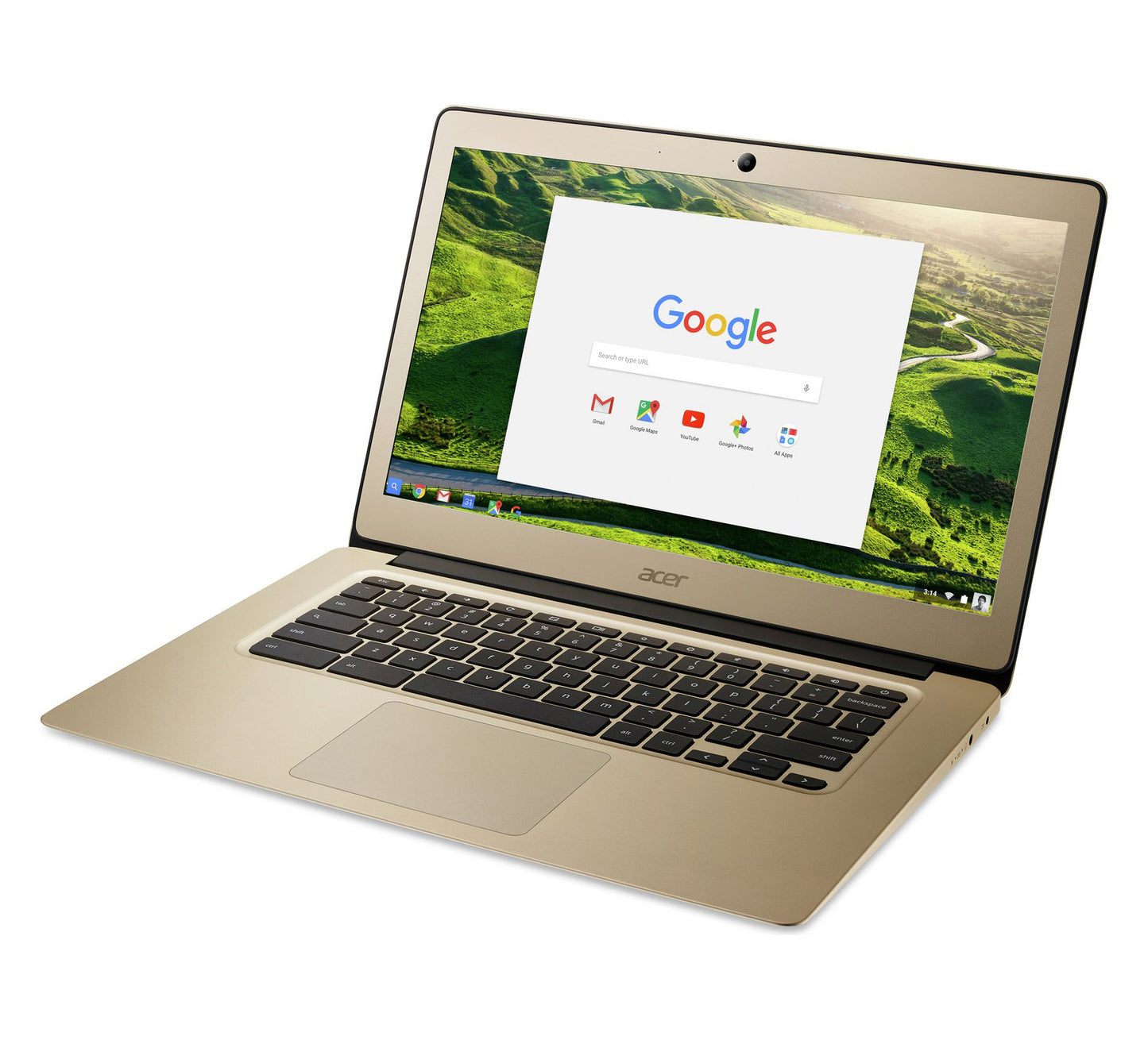 Acer Chromebook 14 Inch Celeron 2GB 32GB Laptop - Gold