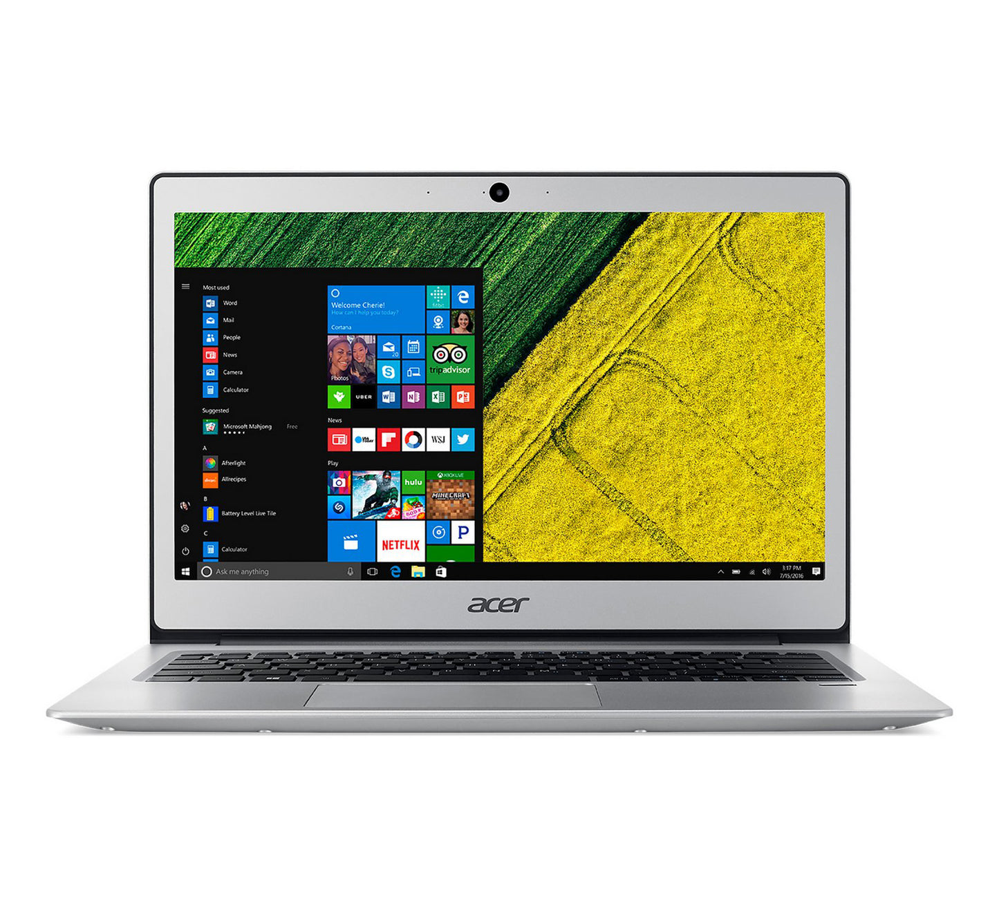 Acer Swift 1 13 Inch Pentium 4GB 128GB Laptop - Silver